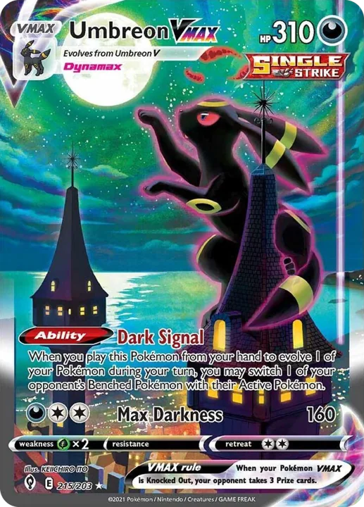 Umbreon VMAX 215/203, Evolving Skies